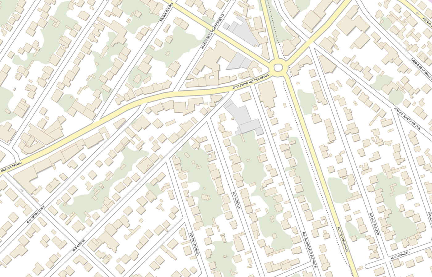 Plan IGN de situation de Repit l Oasis
