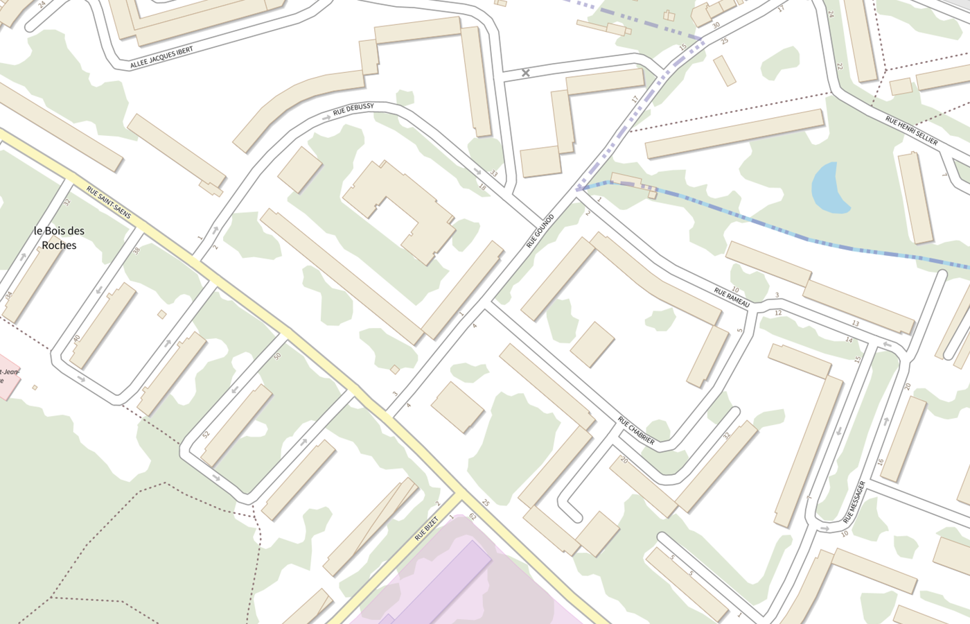 Plan IGN de situation de Cpmi de St Michel sur Orge