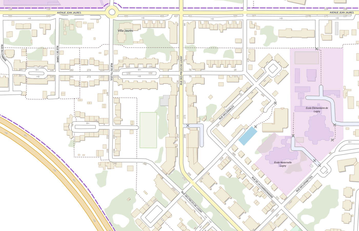 Plan IGN de situation de CMP de Moissy Cramayel