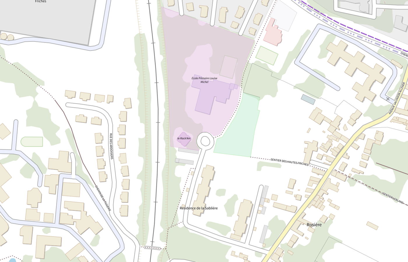 Plan IGN de situation de Circonscription d'inspection du 1er degré de Bretigny-sur-Orge