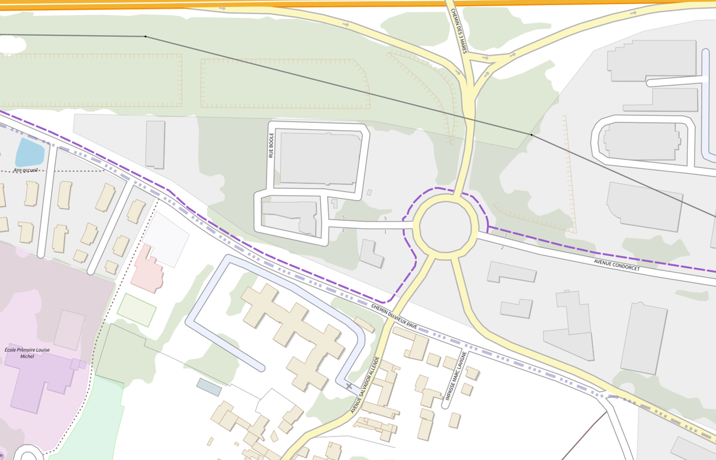 Plan IGN de situation de Sais Savs Saint Michel sur Orge