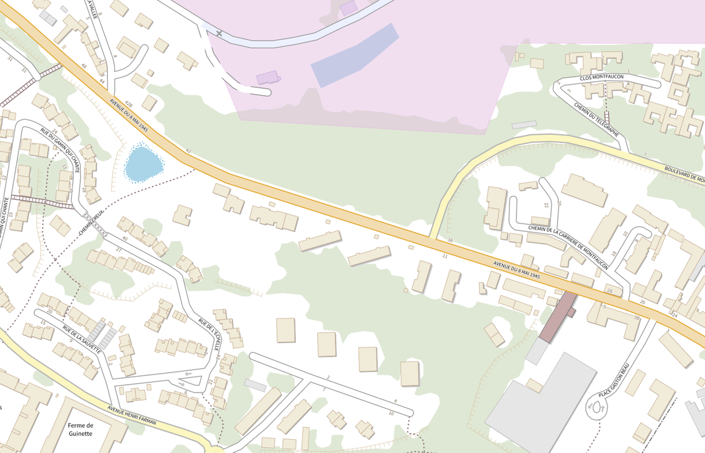 Plan IGN de situation de Ifsi-ifas (etampes)