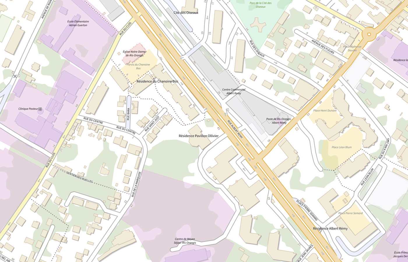 Plan IGN de situation de SESSAD Sas Maison Ecolalies Annexe