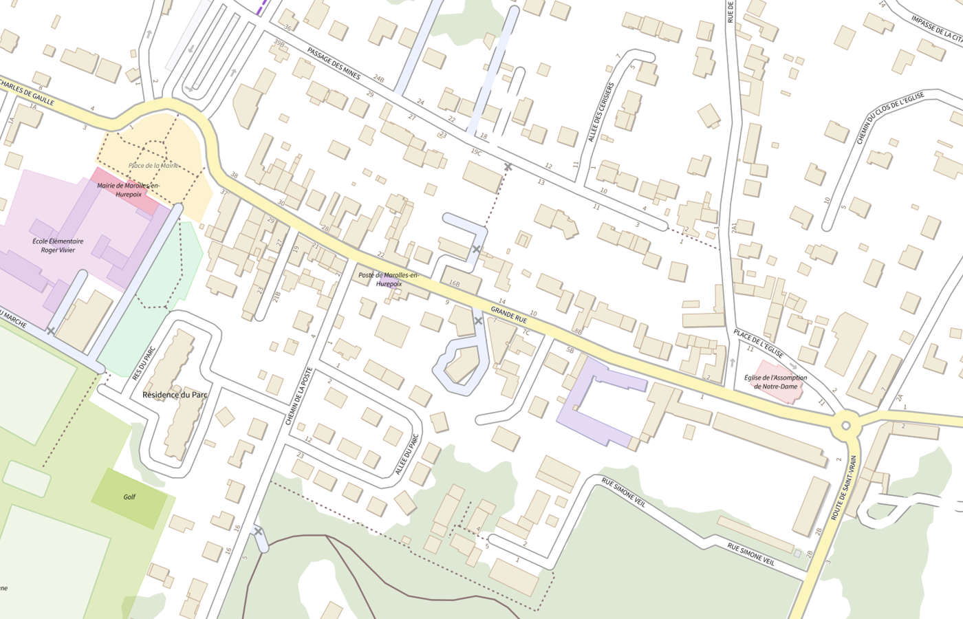 Plan IGN de situation de LBM Selas Cerballiance Paris Sud Site