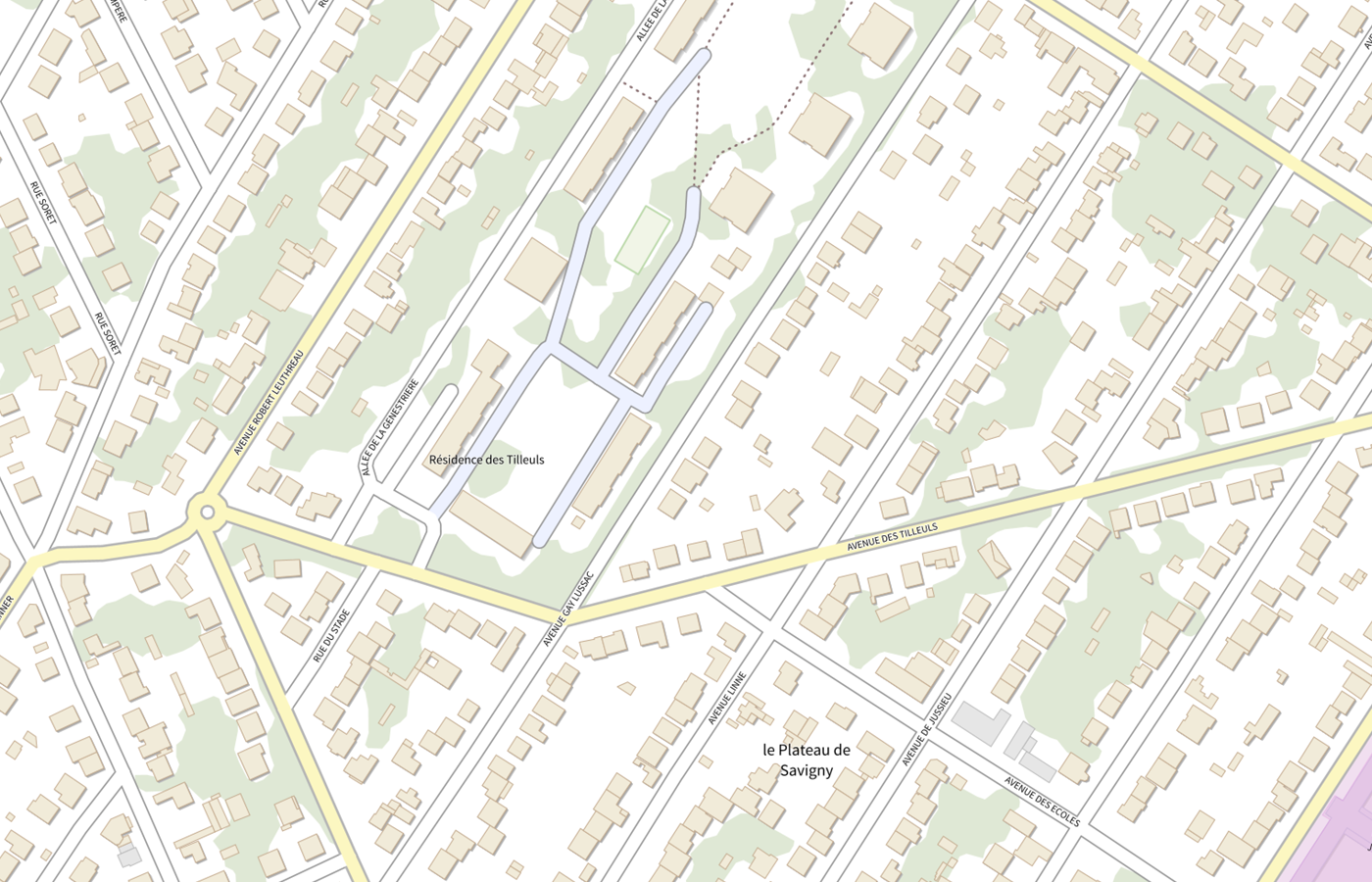 Plan IGN de situation de SESSAD l Aquarelle