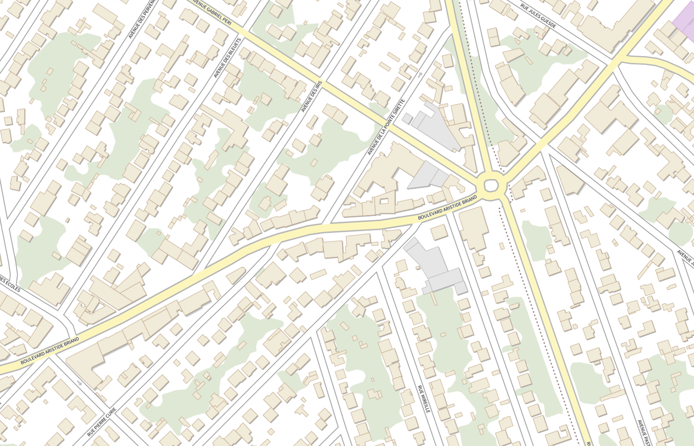 Plan IGN de situation de SAAD Domodeclic