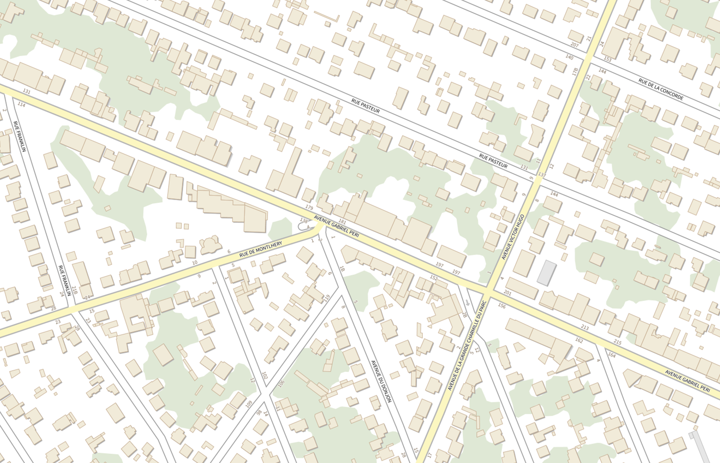 Plan IGN de situation de SESSAD Confluences