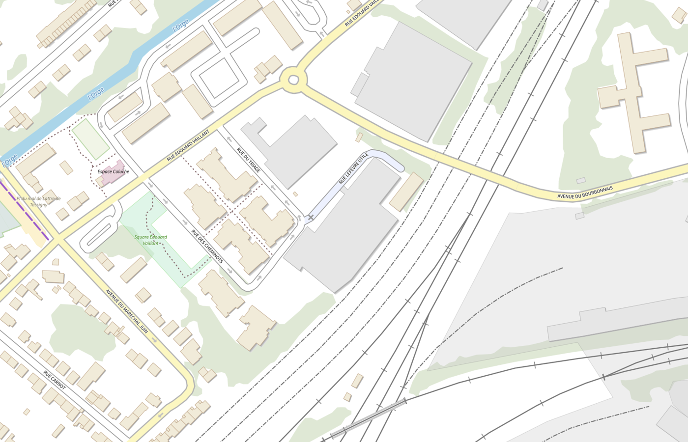 Plan IGN de situation de Clic les Portes de L'essonne