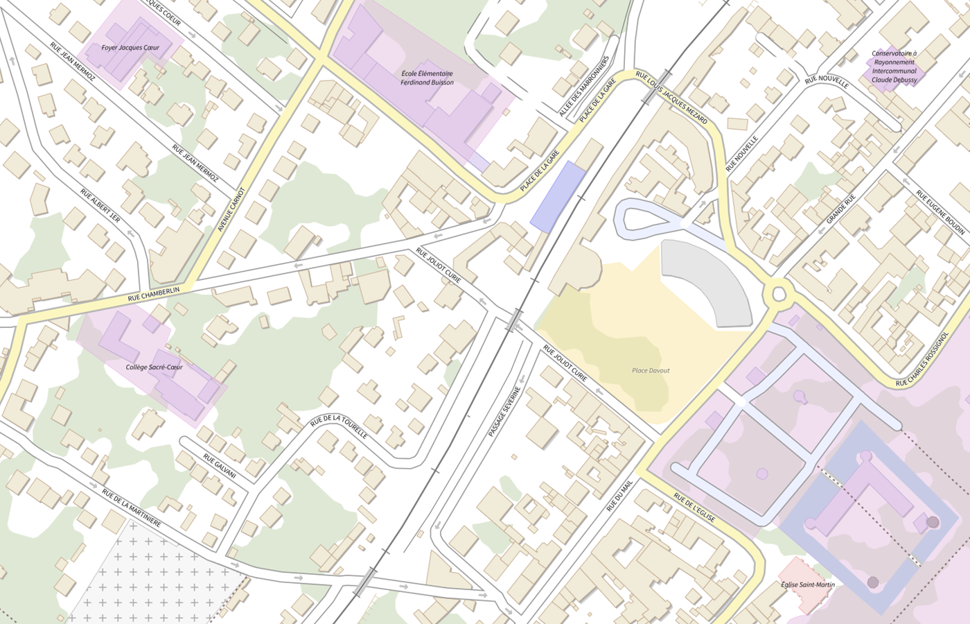 Plan IGN de situation de CMP 91g07 de Savigny sur Orge