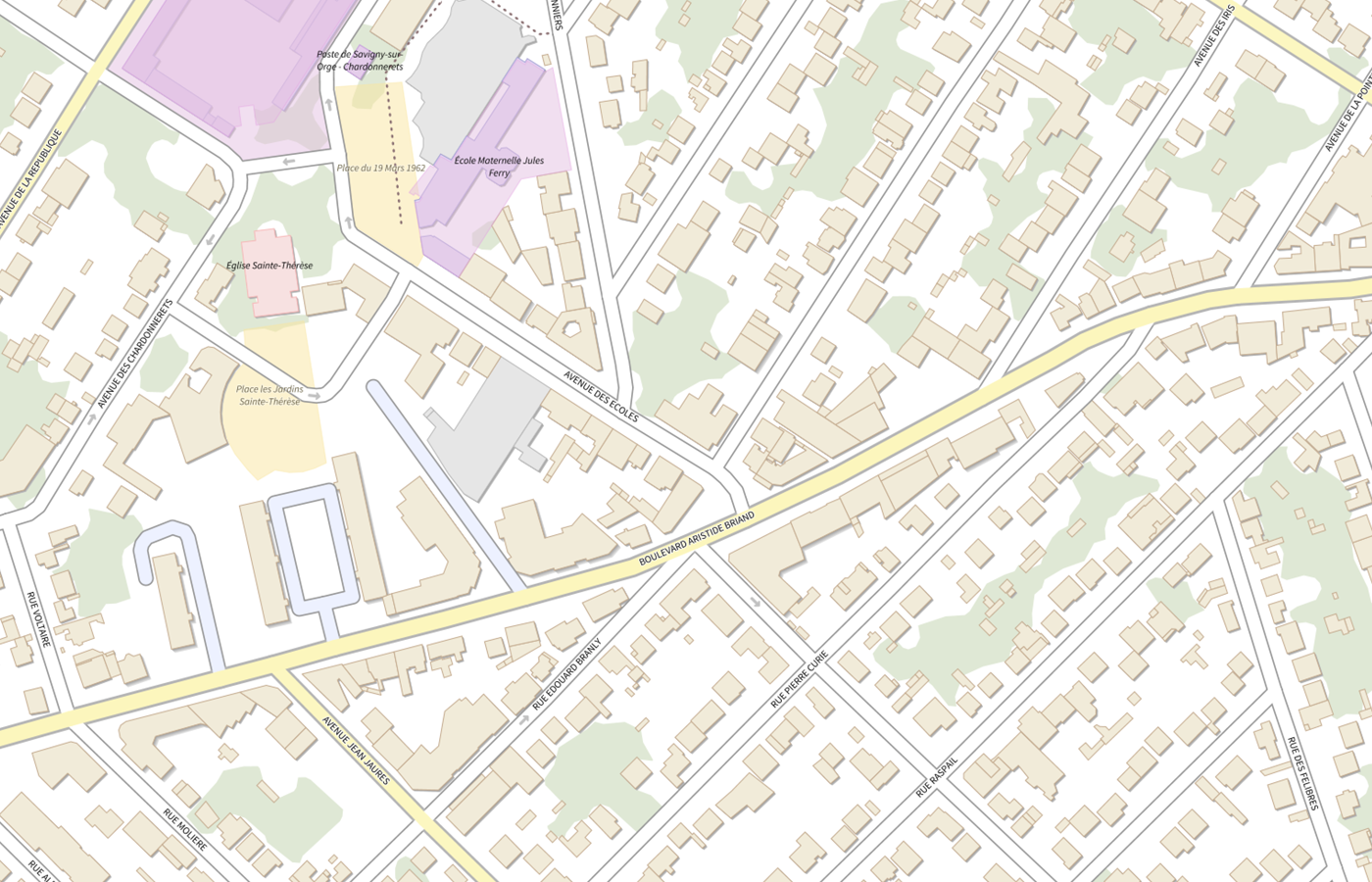 Plan IGN de situation de Pharmacie des Ecoles