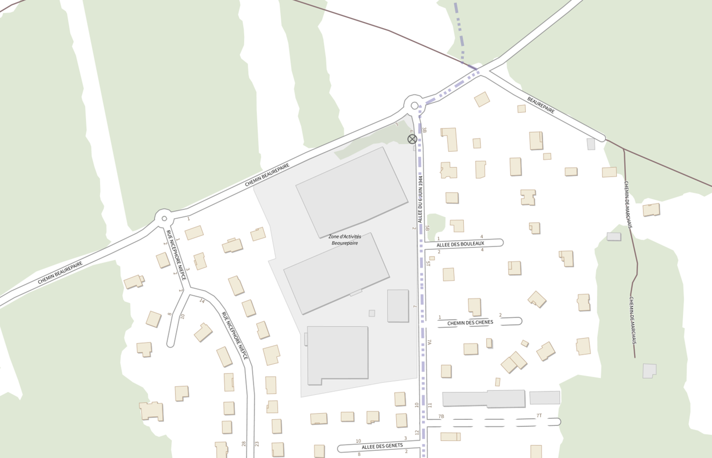 Plan IGN de situation de SAAD Get Services Dourdan