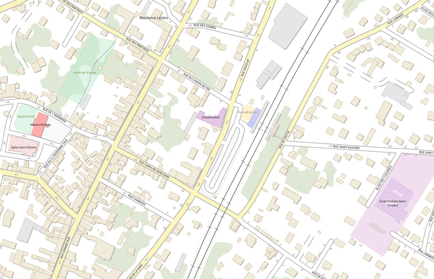 Plan IGN de situation de Savi Eanm
