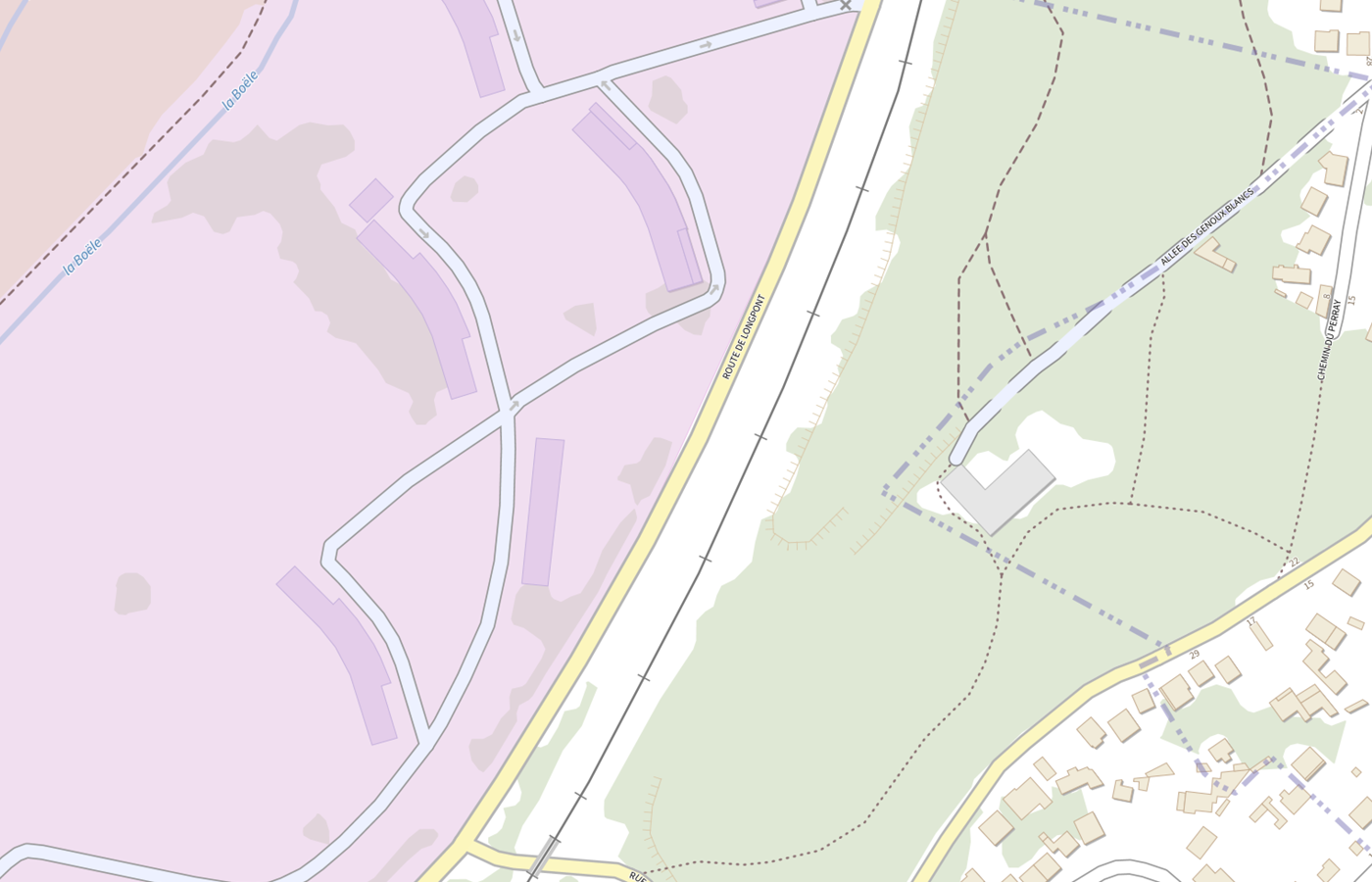 Plan IGN de situation de Reseau Sante Plurithemati Nord Essonne