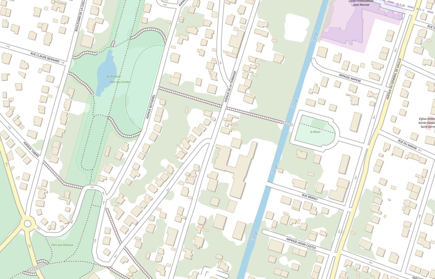 Plan IGN de situation de ACT Diagonale